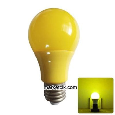 Marketcik Renkli Led Ampul Sarı 10 Watt E27 Duy