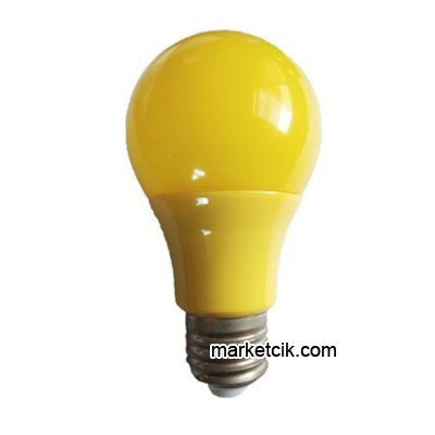 Marketcik Renkli Led Ampul Sarı 10 Watt E27 Duy