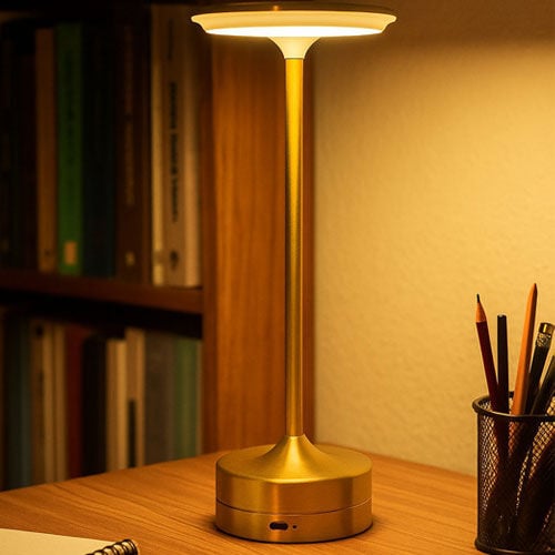 Cata CT-8438 Toronto Dokunmatik Şarjlı Led Masa Lambası GOLD Renk