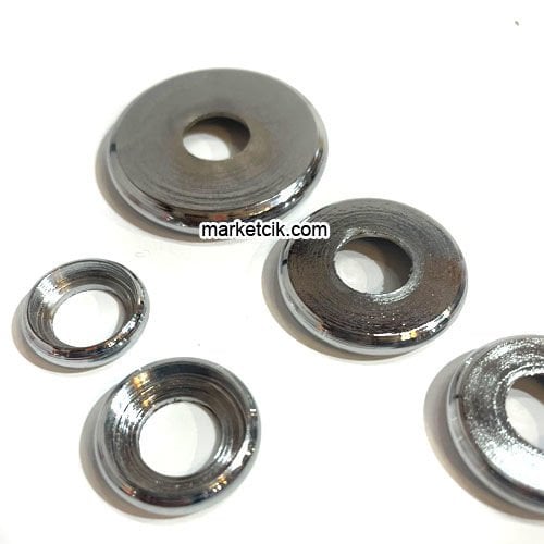 Marketcik Krom Metal Kapak 13-16-22-25-30 mm
