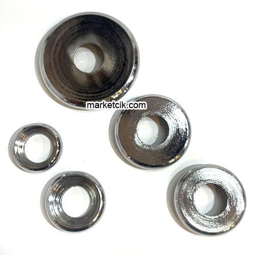 Marketcik Krom Metal Kapak 13-16-22-25-30 mm