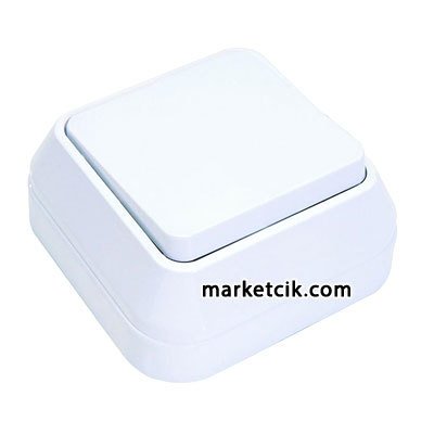 Marketcik Sıva Üstü Anahtar Priz