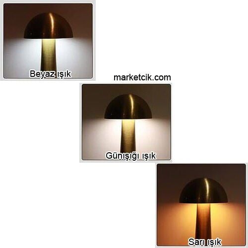 Cata CT-8429 Lizbon Dokunmatik Şarjlı Led Masa Lambası GOLD Renk