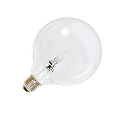 42 Watt G120 Halojen Model Şeffaf Glop Ampul
