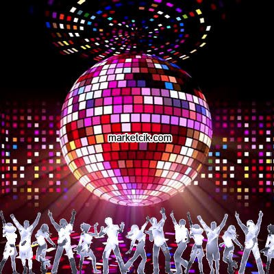 Marketcik 30 cm Aynalı Küre Disko Topu Orjinal Cam