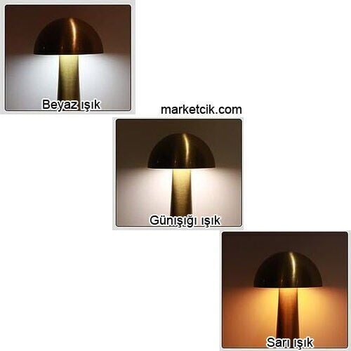 Cata CT-8436 Denver Dokunmatik Şarjlı Led Masa Lambası Gold Renk