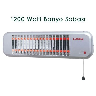 Luxell 1200 Watt Banyo Sobası Quartz Isıtıcı LX 2892-LX2891, STOK SORUNUZ