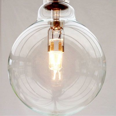 Ecolite 70 Watt G95 Halojen Model Şeffaf Glop Ampul