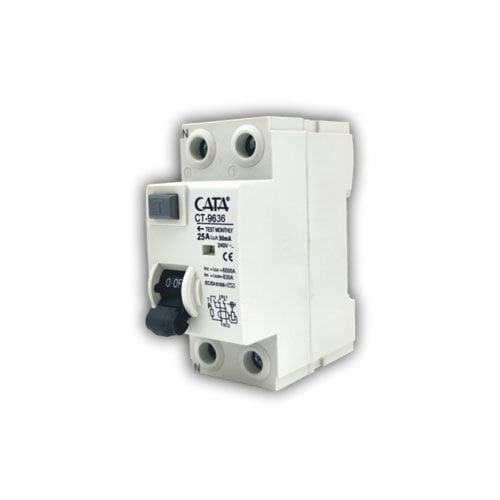 Cata CT-9648 1x25 Amp. 30 mA Monofaze Kaçak Akım Koruma Rölesi