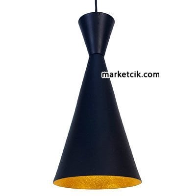 Cata CT-8212 Dekoratif Siyah Retro Sarkıt Avize, Tekli Modern Avize