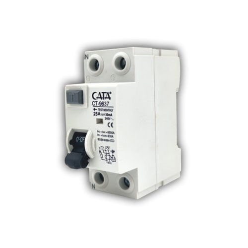 Cata CT-9649 1x25 Amp. 300 mA Monofaze Yangın Koruma Rölesi