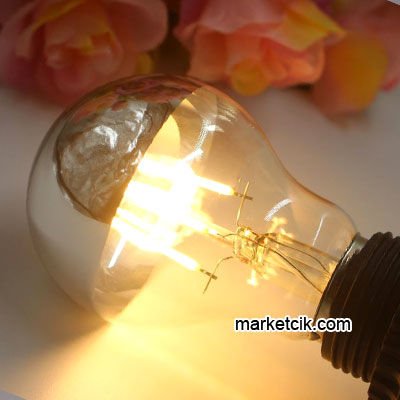 Marketcik Dekoratif 4 Watt E27 Duy Led Krom Aynalı Ampul
