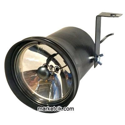 Marketcik 30 Watt Sarı Işık Aynalı Küre Pin Spot Işık Metal Kasa