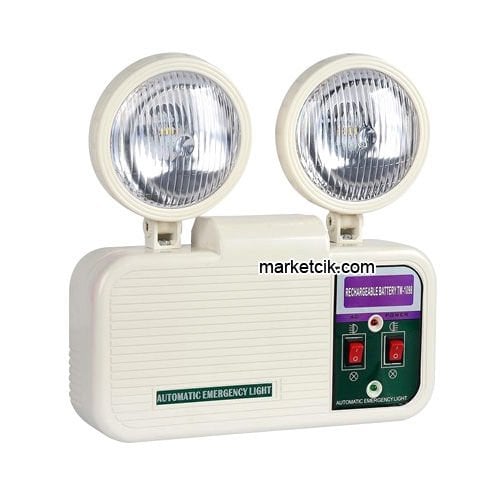 Marketcik 2x9 Watt Emergency Ledli Acil Durum Aydınlatma Armatürü 3 Saat Şarjlı