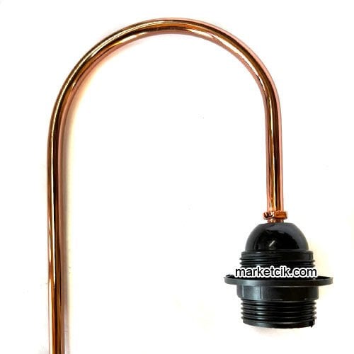 Bakır Metal Masa Lambası Yapımı İçin 9Luk Baston Boru