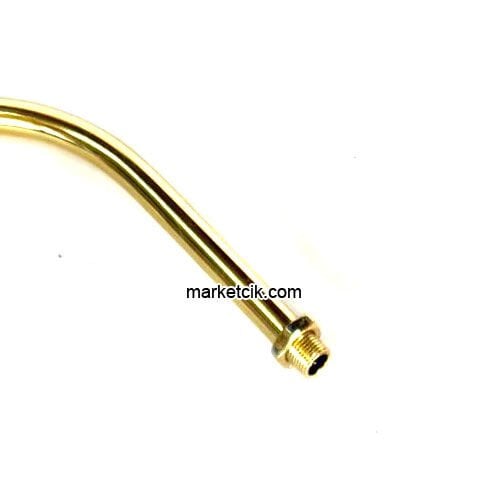 Sarı Metal Masa Lambası Yapımı İçin 9Luk Baston Boru