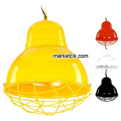 Cata CT-8273 Dekoratif Sarı Retro Sarkıt Avize, Tekli Modern Avize