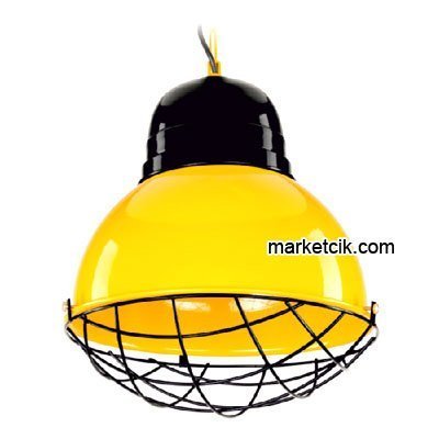 Cata CT-8307 Dekoratif Sarı Retro Sarkıt Avize, Tekli Modern Avize
