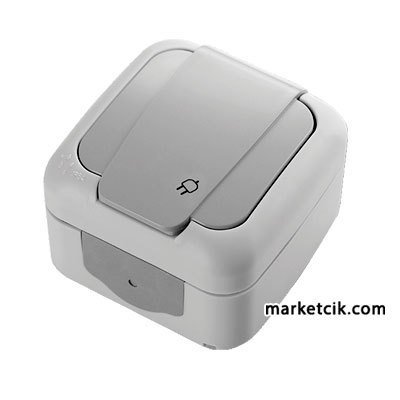 Viko by Panasonic Palmiye Sıva Üstü Nemliyer Topraklı Priz