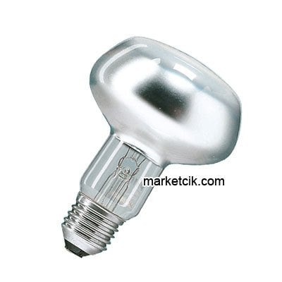 Philips R80 Reflektörlü 60Watt E27 Normal Duy Şeffaf Spot Ampul