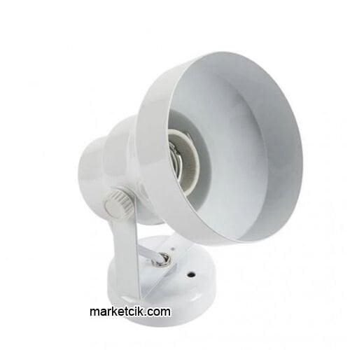 Ayaz Par 30 Tavan Duvar Spot Armatür E27 Duy Beyaz Kasa