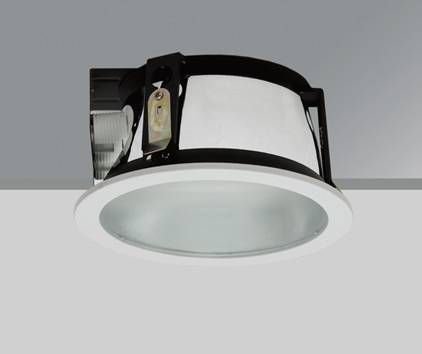 Pelsan 5512-729 8 inç 2xE27 Mare Yatay Beyaz Camlı Downlight Armatür PLE