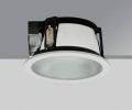Pelsan 5512-729 8 inç 2xE27 Mare Yatay Beyaz Camlı Downlight Armatür PLE