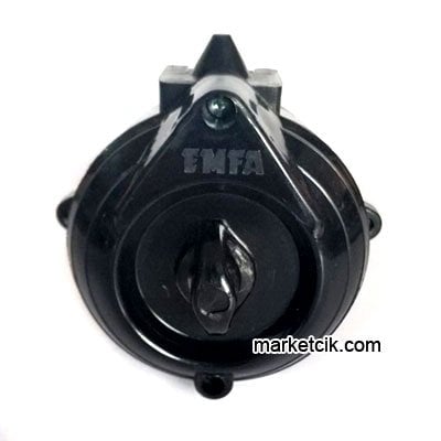 Eski Tip Sıva Üstü Çevirmeli Anahtar Priz, SİYAH RENK