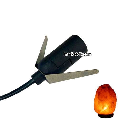 Marketcik Tuz Lambası Aydınlatması İçin Kablolu Duy Takımı, Ampul Dahil 50-100 Adet