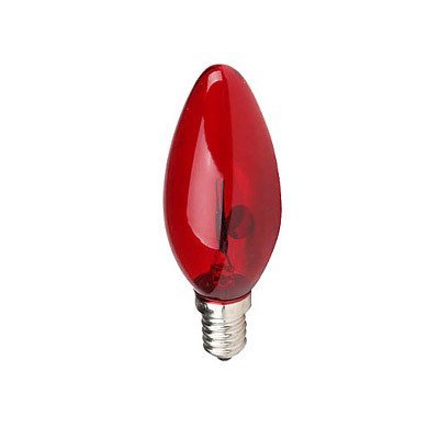 15-25-40 Watt E14 Duy Avize Ampulü Kırmızı Işık