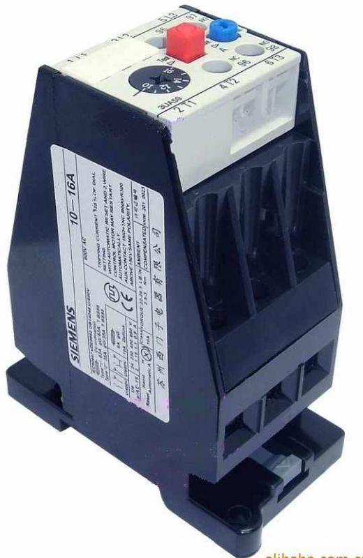 Siemens 3UA59 0,4 - 0,63 Amp. Termik Röle Raya Montajlı