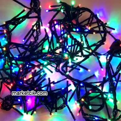 3 Metre 200 Ledli Hareketli İç Mekan Kirpi Led Saçak Işık, RGB Renkli Yılbaşı Işığı