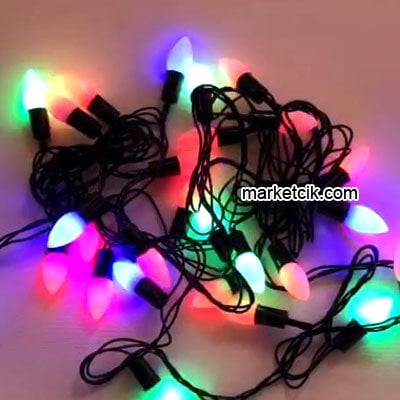 5 Metre RGB 28 Mum Led Işık, Dekoratif Yılbaşı Aydınlatma Işıkları