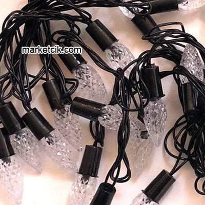 5 Metre RGB 28 Kozalak Led Işık, Dekoratif Yılbaşı Aydınlatma Işıkları