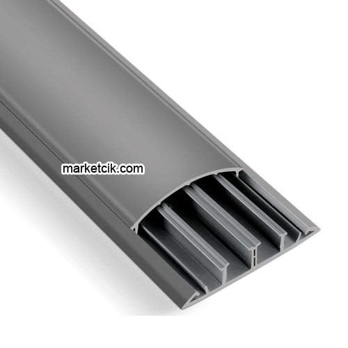 Mutlusan 75x18 mm Zemin İçin Balık Sırtı Kablo Kanalı 30 metre