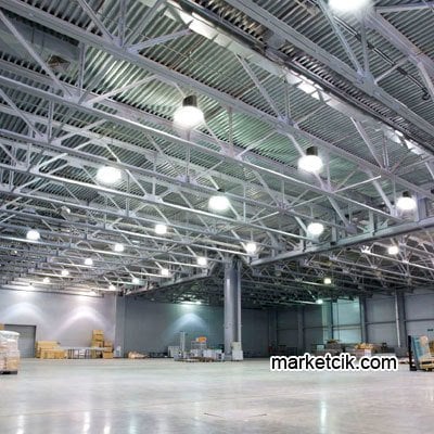 Cata CT-4628 70 Watt Yüksek Tavan Pendante Led Atölye Armatürü E27 Duy, Beyaz Işık