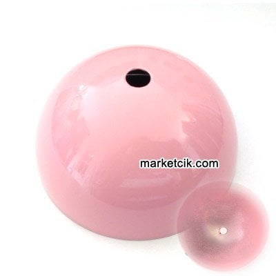 Avize Abajur İçin Pembe Metal Küre Rozans