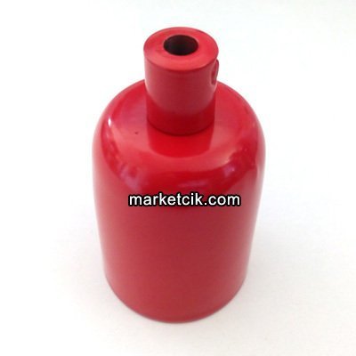 Marketcik Dekoratif Metal Kırmızı Lale E27 Duy