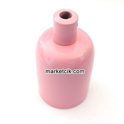 Marketcik Dekoratif Metal Pembe Lale E27 Duy
