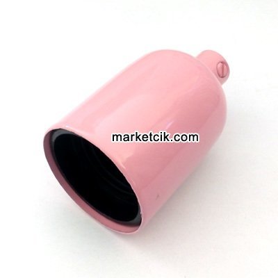 Marketcik Dekoratif Metal Pembe Lale E27 Duy