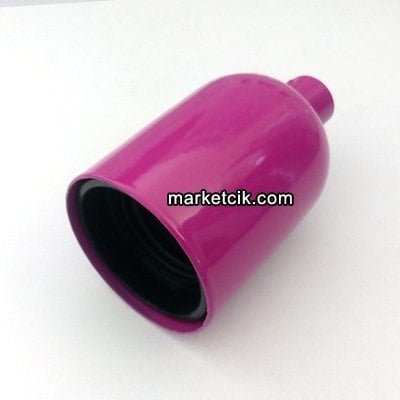 Marketcik Dekoratif Metal Mor Lale E27 Duy