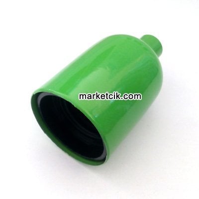 Marketcik Dekoratif Metal Yeşil Lale E27 Duy