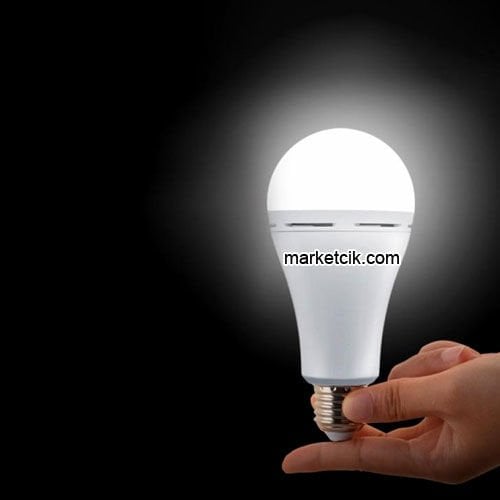 Seldur 15+3 Watt Beyaz Işık Şarjlı Led Ampul