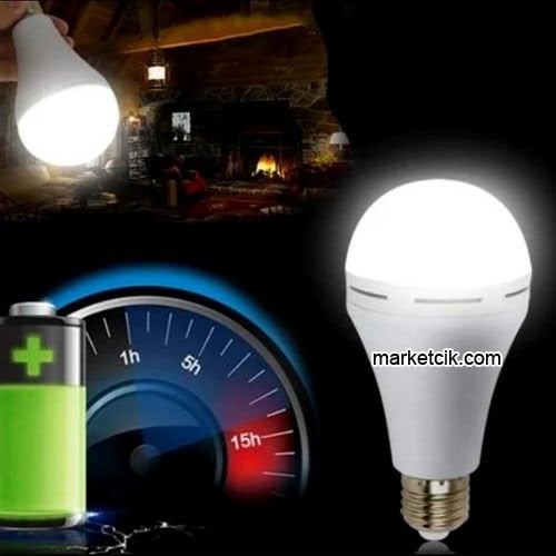 Seldur 15+3 Watt Beyaz Işık Şarjlı Led Ampul