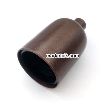 Marketcik Dekoratif Metal Kahverengi Lale E27 Duy