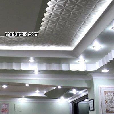 Cata CT-5225 Pars Sıva Altı Dekoratif Kare Led Spot Armatür Beyaz-Günışığı Işık