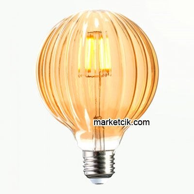 Horoz Rustik Meridian G95 6 Watt Led Rustik Glop Ampul