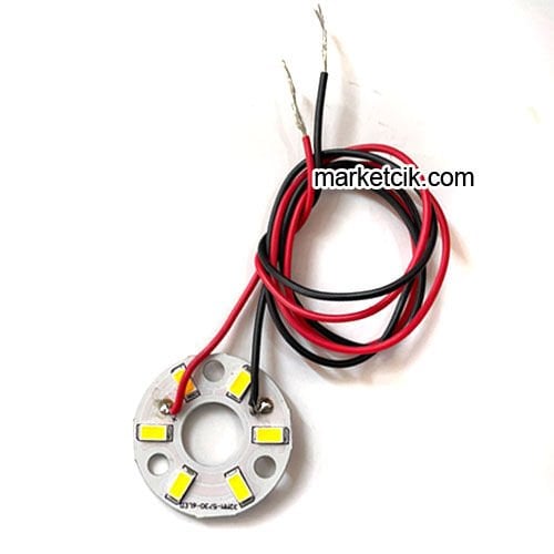 Marketcik 3 Watt Power Led Plaka Günışığı Işık 12Volt Kablolu led plaka