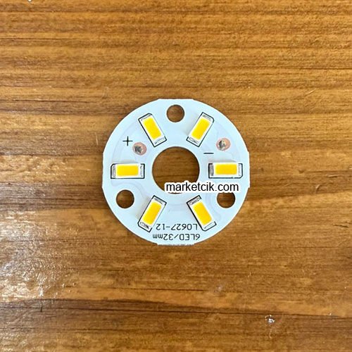 Marketcik 3 Watt Power Led Plaka Günışığı Işık 12Volt Kablosuz led plaka