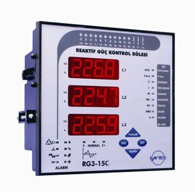 Entes RG3-15CLS, 15 Kademeli Reaktif Güç Kontrol Rölesi
